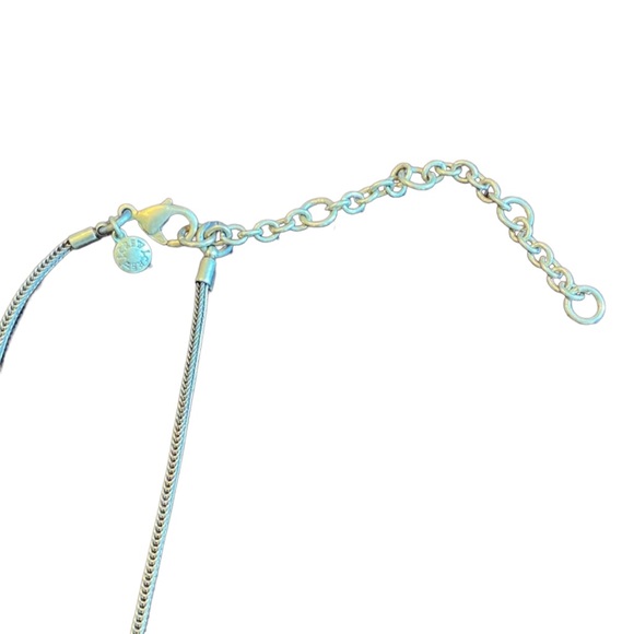 J Crew Mixed Metals Geometric Segmented Necklace - Picture 5 of 5